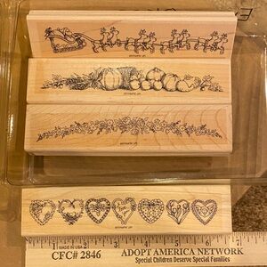 Wooden Stamp Set by Stampin’ Up